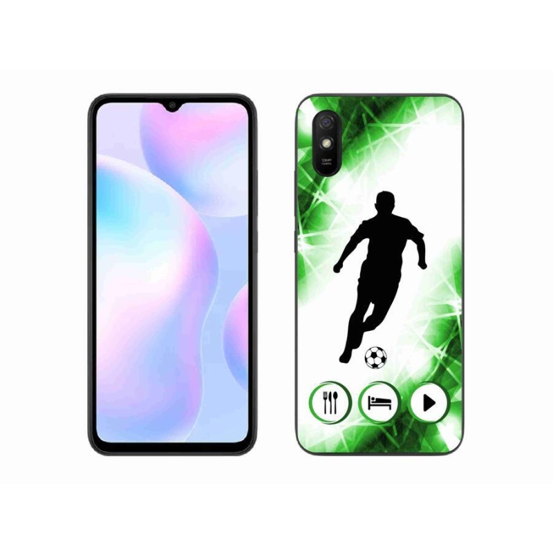 Gélový kryt mmCase na mobil Xiaomi Redmi 9A - futbalista