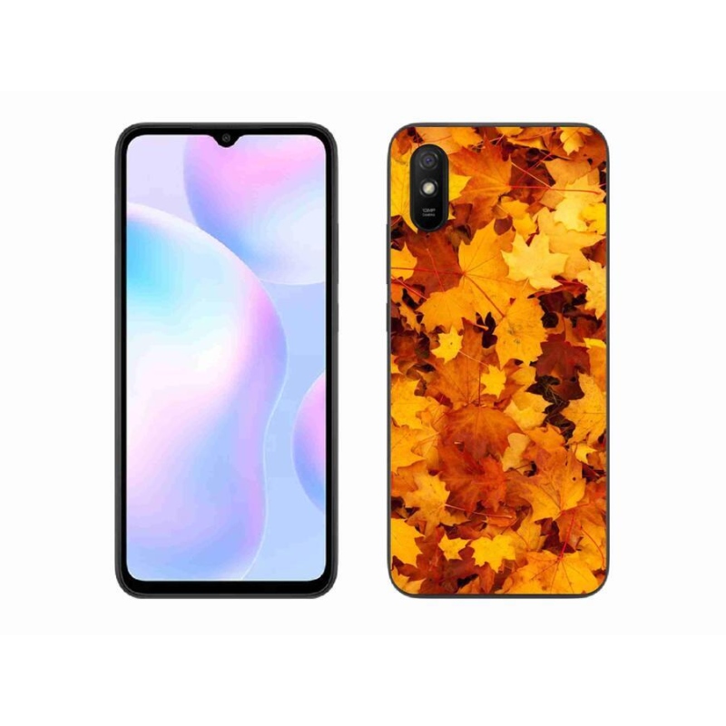 Gélový kryt mmCase na mobil Xiaomi Redmi 9A - javorové listy