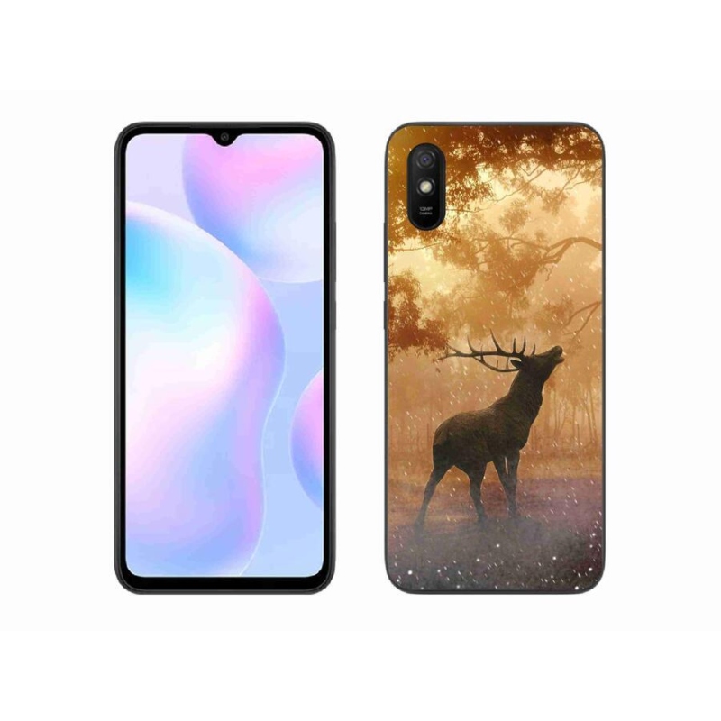 Gélový kryt mmCase na mobil Xiaomi Redmi 9A - jeleň v ruji