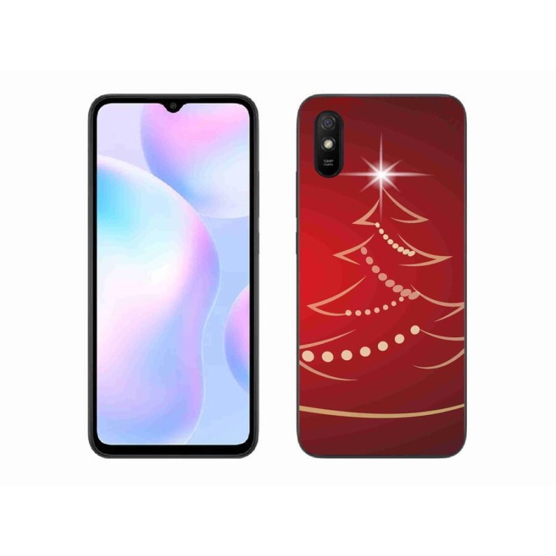 Gélový kryt mmCase na mobil Xiaomi Redmi 9A - kreslený vianočný stromček