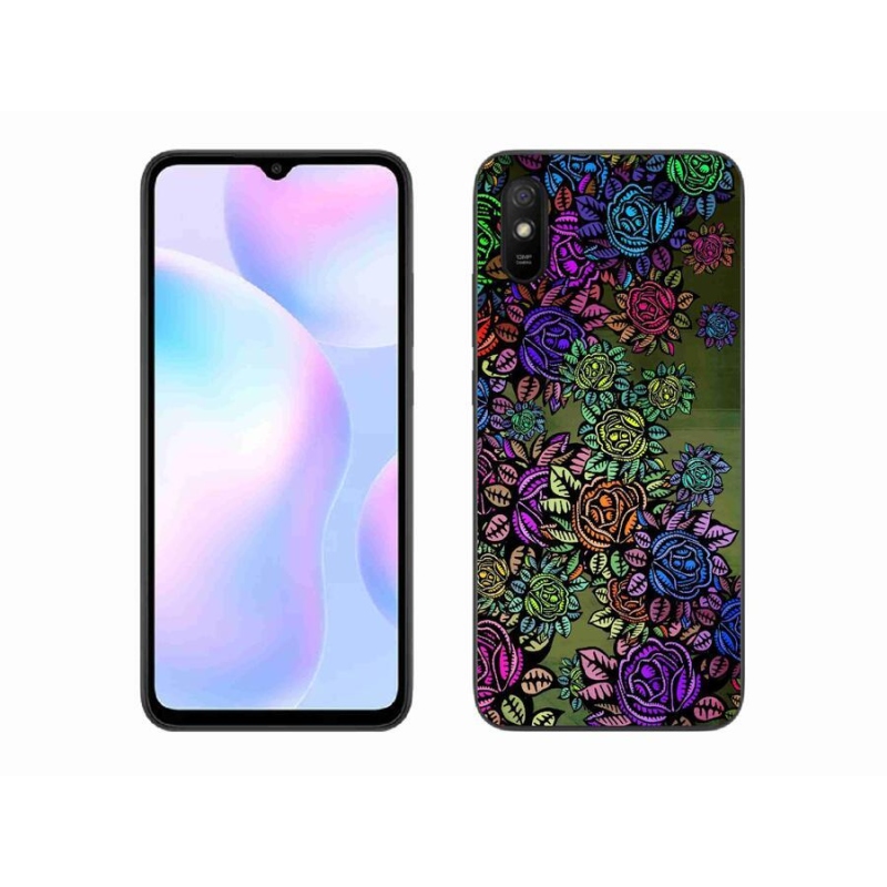 Gélový kryt mmCase na mobil Xiaomi Redmi 9A - kvety 6