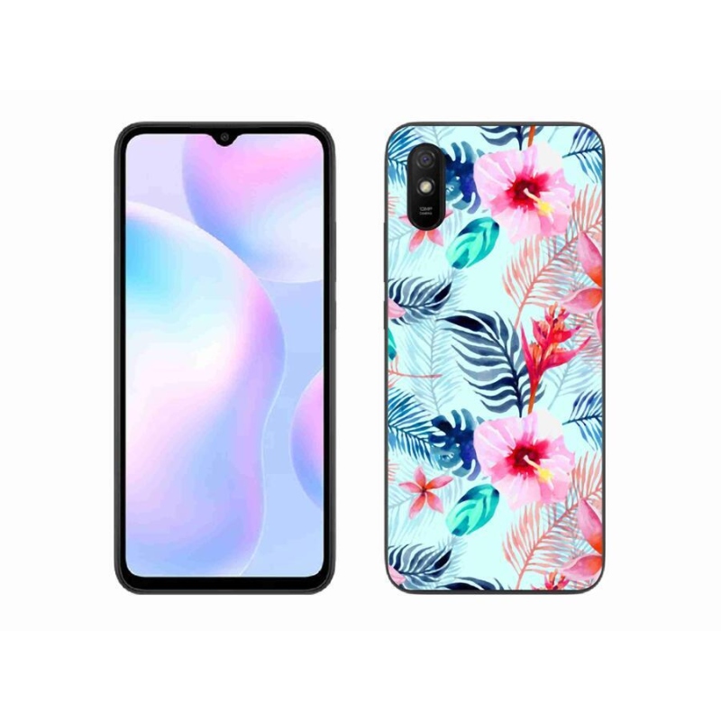 Gélový kryt mmCase na mobil Xiaomi Redmi 9A - kvety