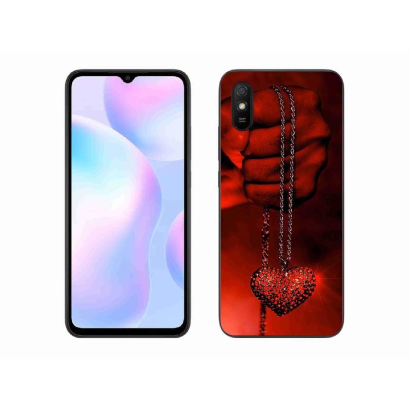 Gélový kryt mmCase na mobil Xiaomi Redmi 9A - náhrdelník