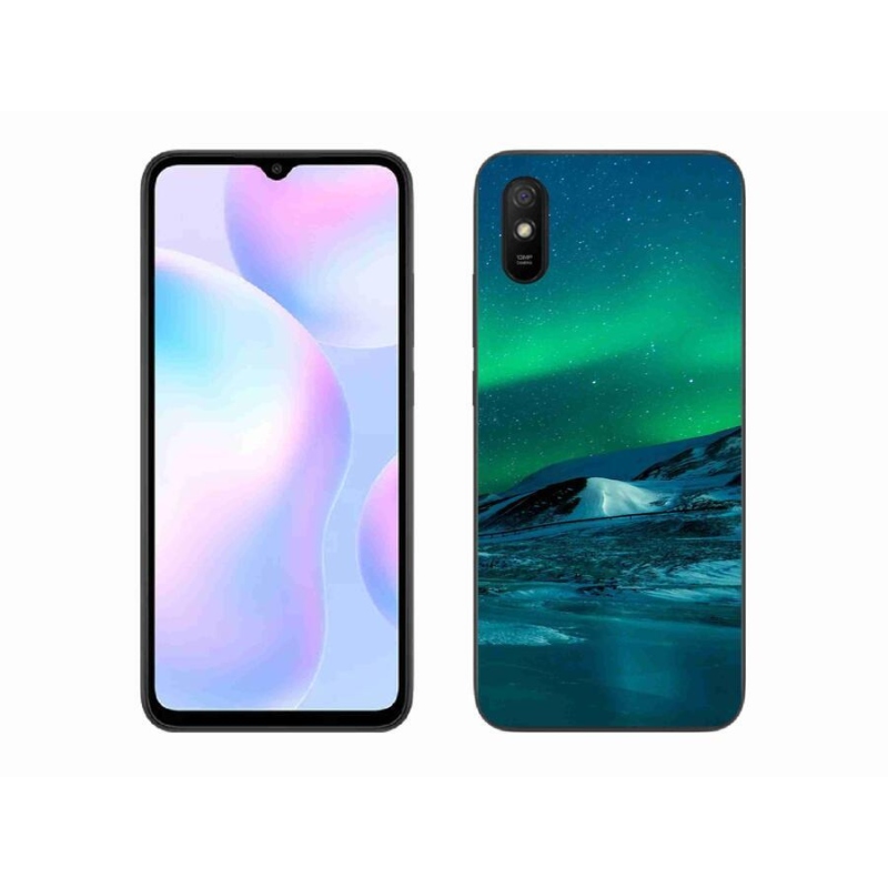 Gélový kryt mmCase na mobil Xiaomi Redmi 9A - polárna žiara