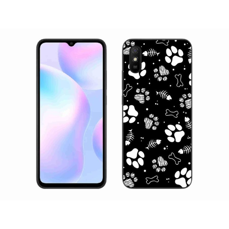 Gélový kryt mmCase na mobil Xiaomi Redmi 9A - psie labky