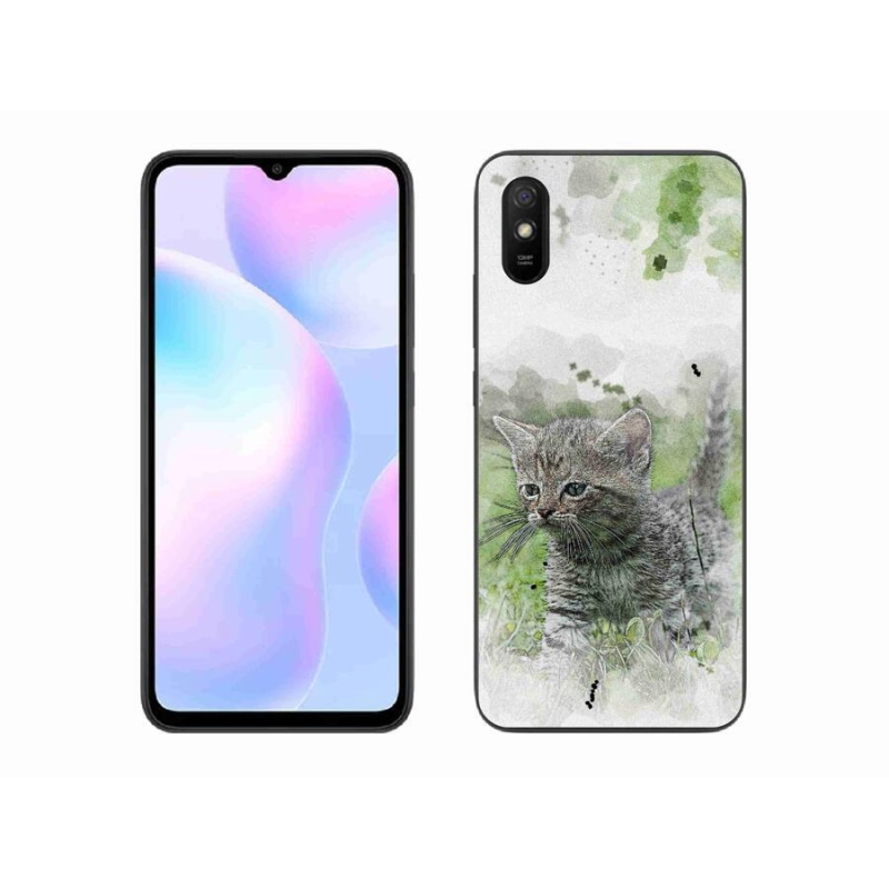 Gélový kryt mmCase na mobil Xiaomi Redmi 9A - roztomilé mačiatko 1