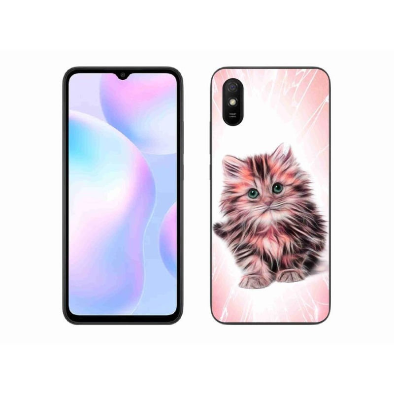 Gélový kryt mmCase na mobil Xiaomi Redmi 9A - roztomilé mačiatko