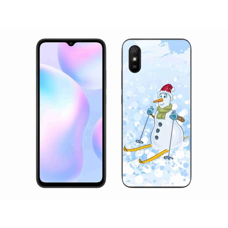 Gélový kryt mmCase na mobil Xiaomi Redmi 9A - snehuliak