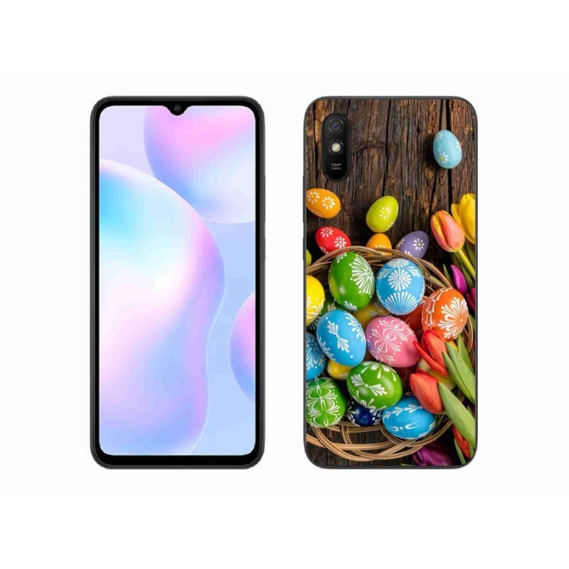 Gélový kryt mmCase na mobil Xiaomi Redmi 9A - veľkonočné vajíčka