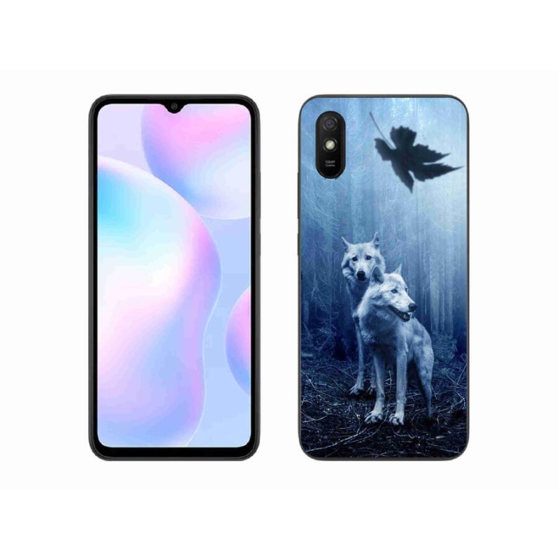 Gélový kryt mmCase na mobil Xiaomi Redmi 9A - vlci v lese