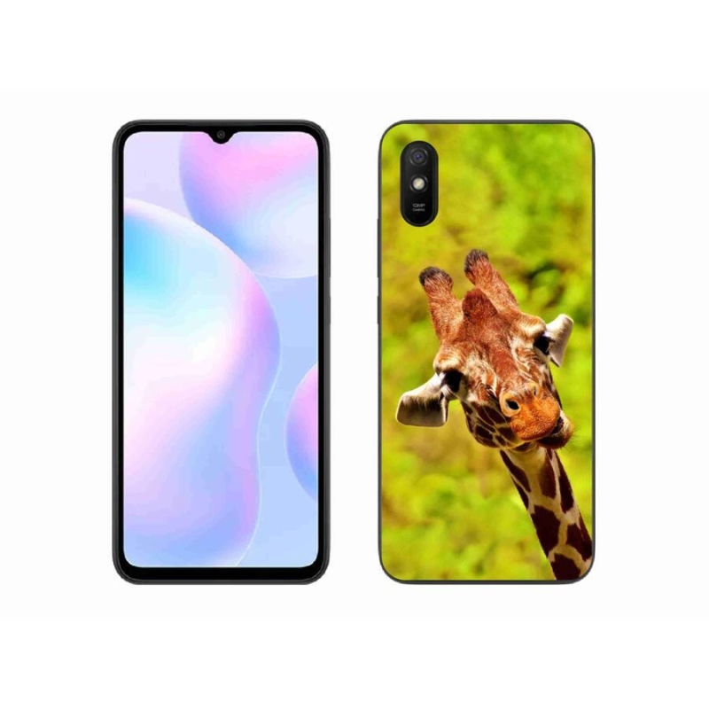 Gélový kryt mmCase na mobil Xiaomi Redmi 9A - žirafa