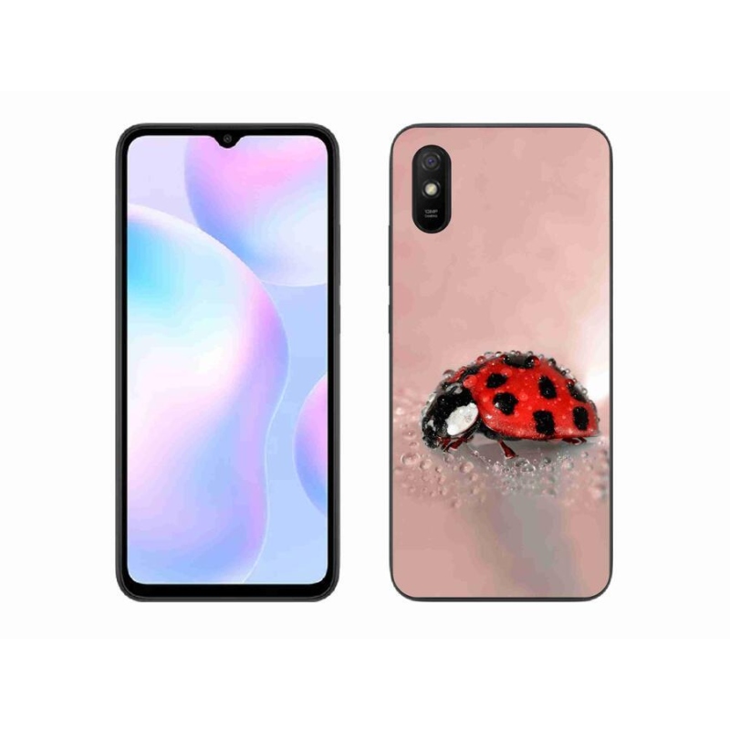 Gélový kryt mmCase na mobil Xiaomi Redmi 9AT - lienka