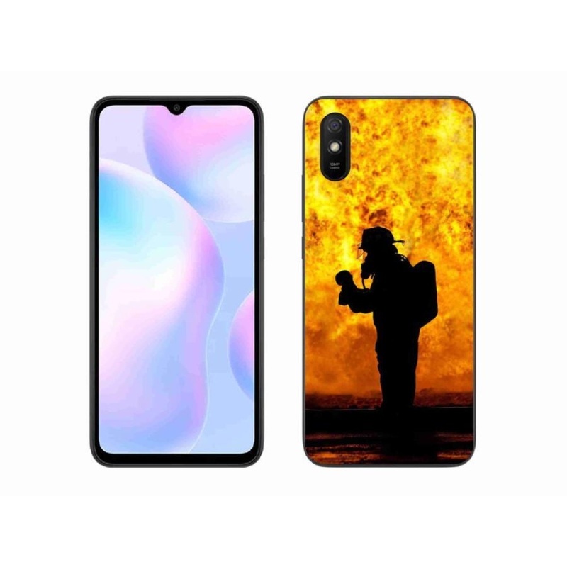 Gélový kryt mmCase na mobil Xiaomi Redmi 9AT - hasič