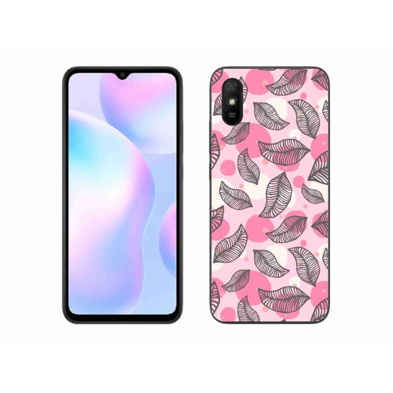 Gélový kryt mmCase na mobil Xiaomi Redmi 9AT - kreslené padajúce listy