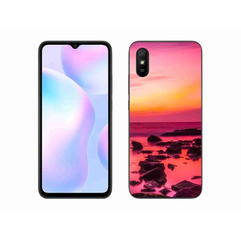 Gélový kryt mmCase na mobil Xiaomi Redmi 9AT - more a žiara