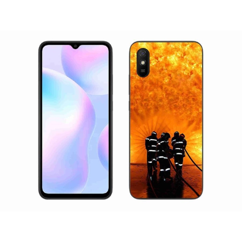 Gélový kryt mmCase na mobil Xiaomi Redmi 9AT - požiar