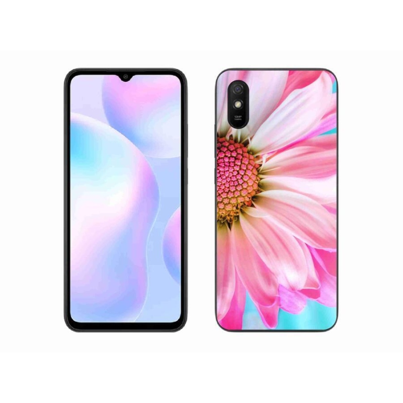 Gélový kryt mmCase na mobil Xiaomi Redmi 9AT - ružová kvetina