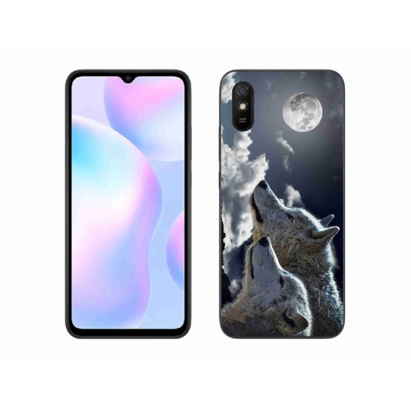 Gélový kryt mmCase na mobil Xiaomi Redmi 9AT - vlci