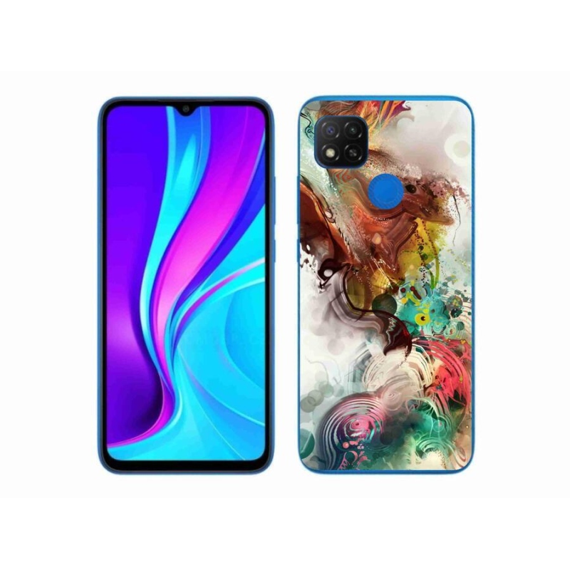 Gélový kryt mmCase na mobil Xiaomi Redmi 9C - abstrakt 1