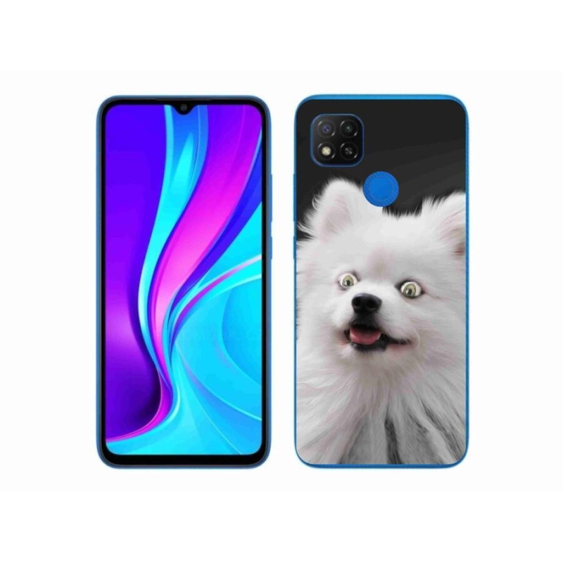 Gélový kryt mmCase na mobil Xiaomi Redmi 9C - biely špic