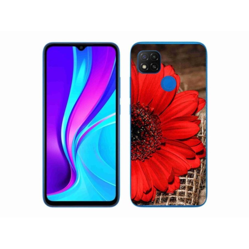 Gélový kryt mmCase na mobil Xiaomi Redmi 9C - gerbera