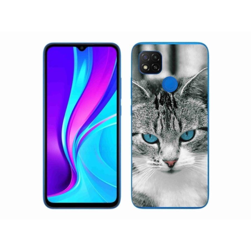 Gélový kryt mmCase na mobil Xiaomi Redmi 9C - mačacie pohľad 1