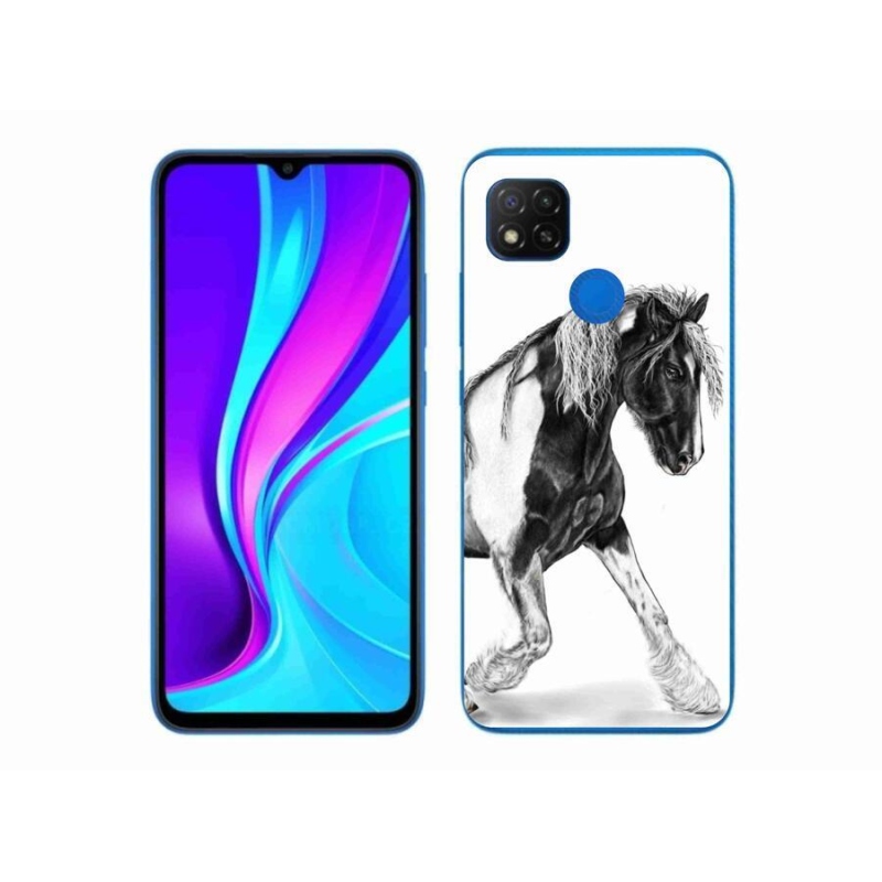 Gélový kryt mmCase na mobil Xiaomi Redmi 9C - kôň