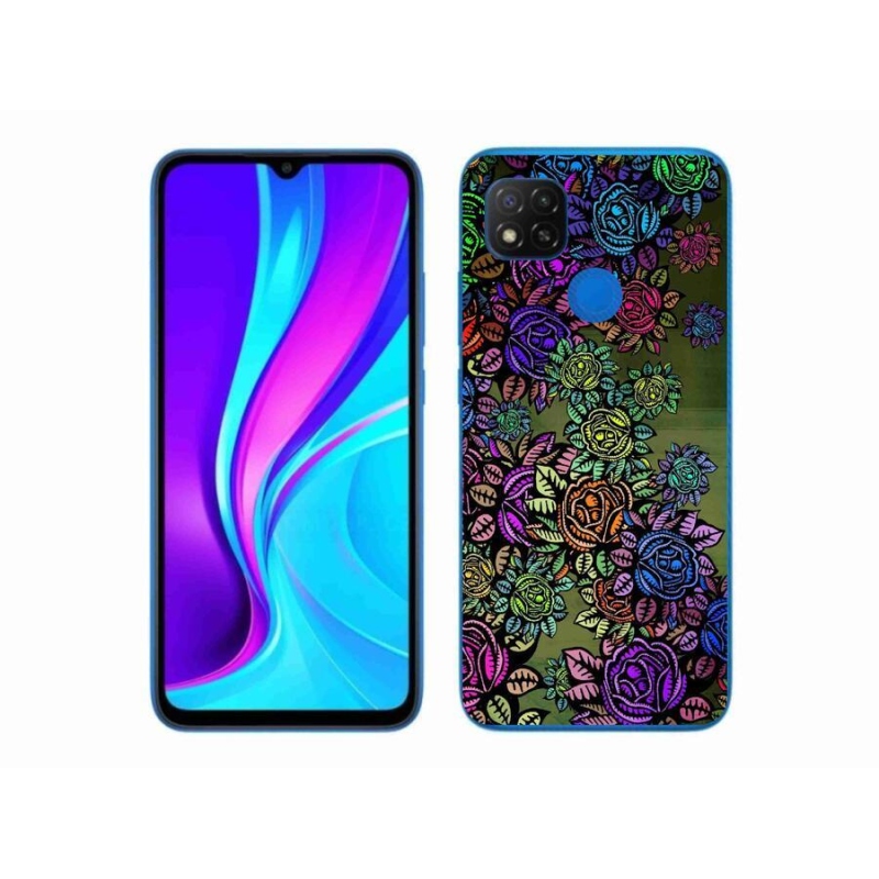 Gélový kryt mmCase na mobil Xiaomi Redmi 9C - kvety 6