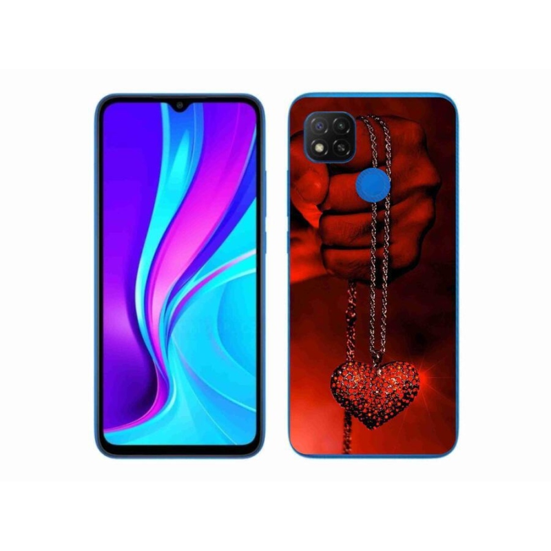 Gélový kryt mmCase na mobil Xiaomi Redmi 9C - náhrdelník