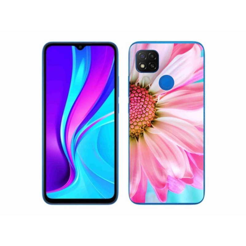 Gélový kryt mmCase na mobil Xiaomi Redmi 9C - ružová kvetina