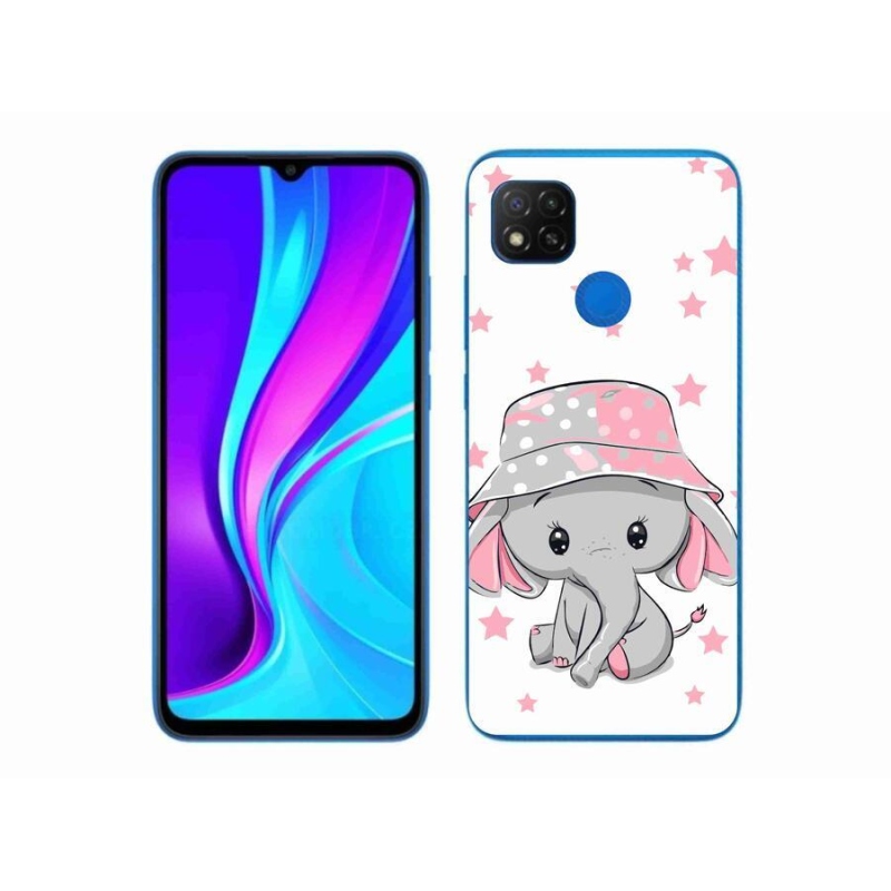 Gélový kryt mmCase na mobil Xiaomi Redmi 9C - ružový slon