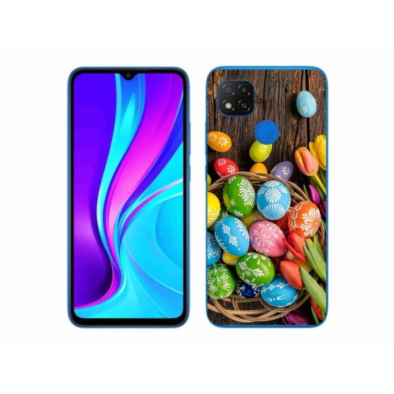 Gélový kryt mmCase na mobil Xiaomi Redmi 9C - veľkonočné vajíčka