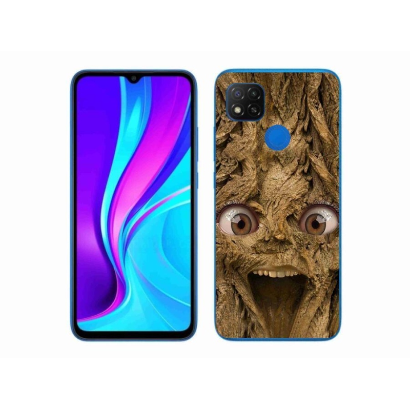 Gélový kryt mmCase na mobil Xiaomi Redmi 9C - veselý strom s očami