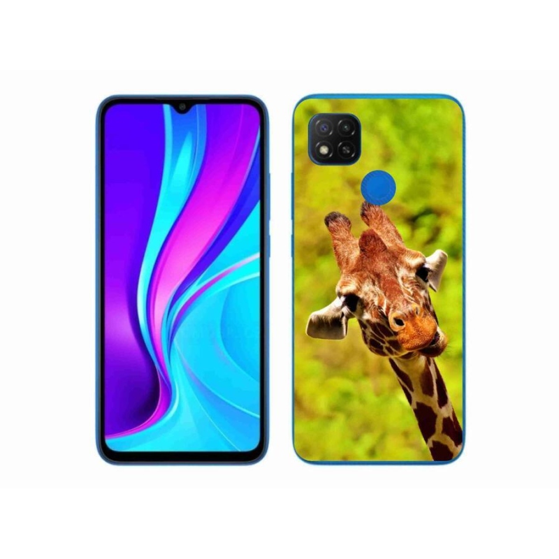 Gélový kryt mmCase na mobil Xiaomi Redmi 9C - žirafa