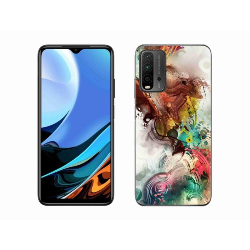 Gélový kryt mmCase na mobil Xiaomi Redmi 9T - abstrakt 1