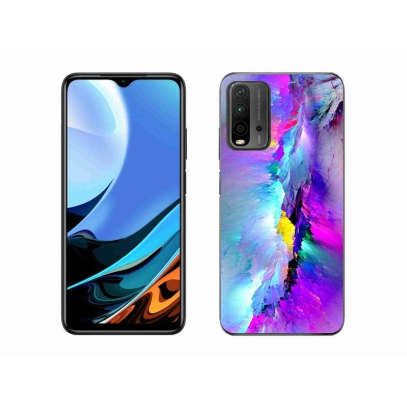 Gélový kryt mmCase na mobil Xiaomi Redmi 9T - abstrakt