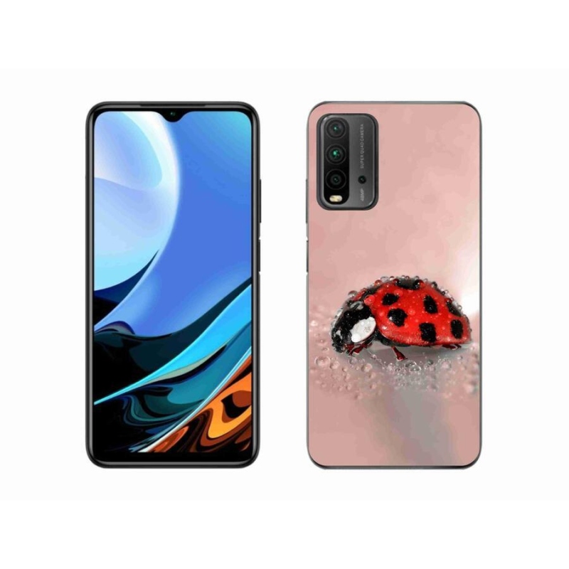 Gélový kryt mmCase na mobil Xiaomi Redmi 9T - lienka