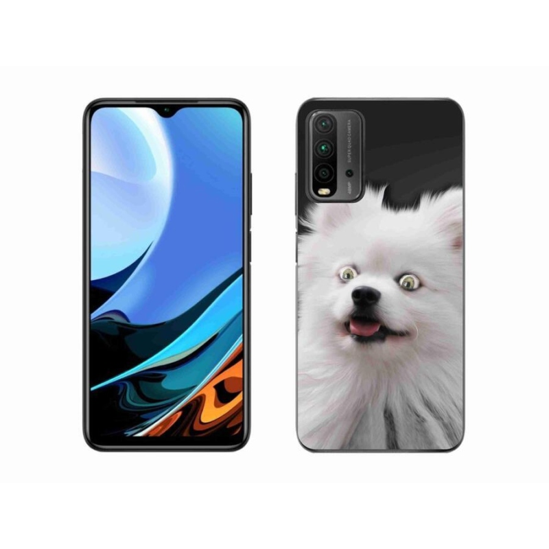 Gélový kryt mmCase na mobil Xiaomi Redmi 9T - biely špic