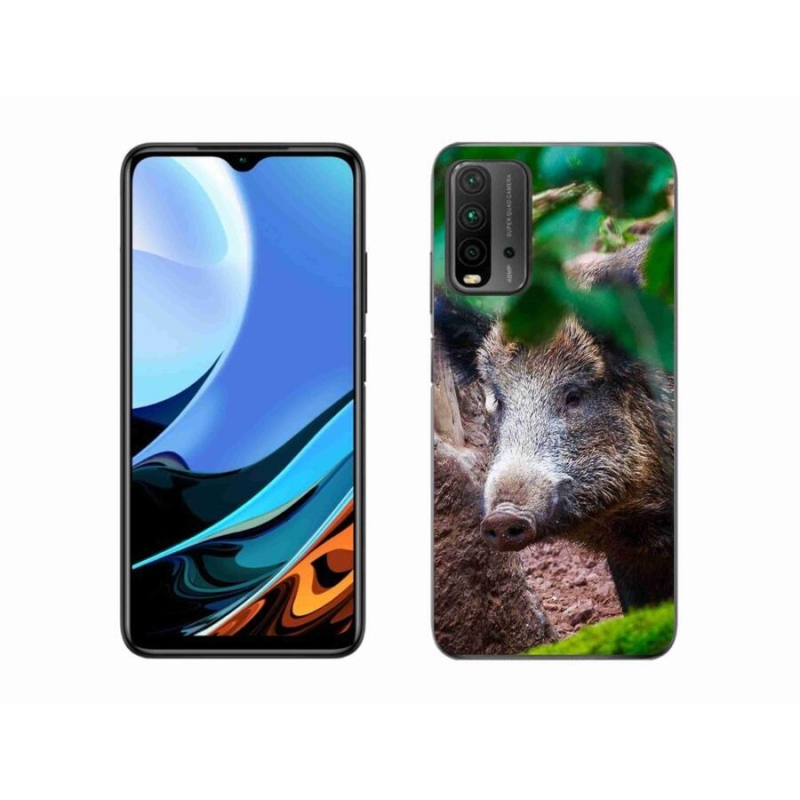 Gélový kryt mmCase na mobil Xiaomi Redmi 9T - divoké prasa