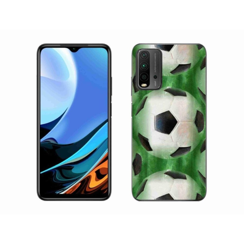 Gélový kryt mmCase na mobil Xiaomi Redmi 9T - futbalová lopta