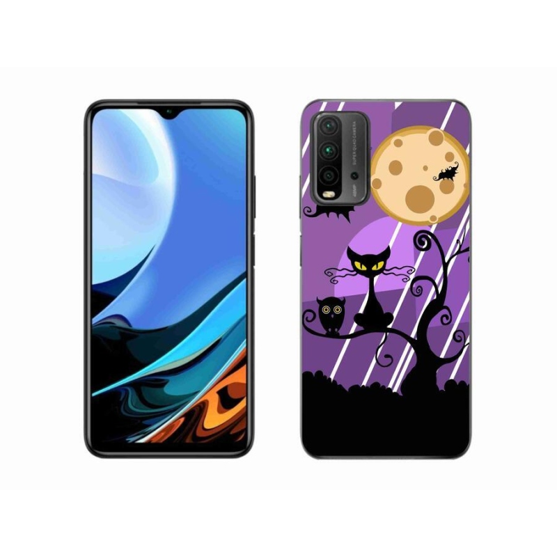 Gélový kryt mmCase na mobil Xiaomi Redmi 9T - halloween