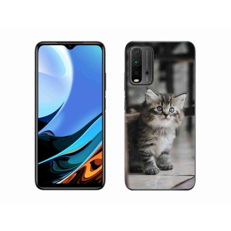 Gélový kryt mmCase na mobil Xiaomi Redmi 9T - mačiatko