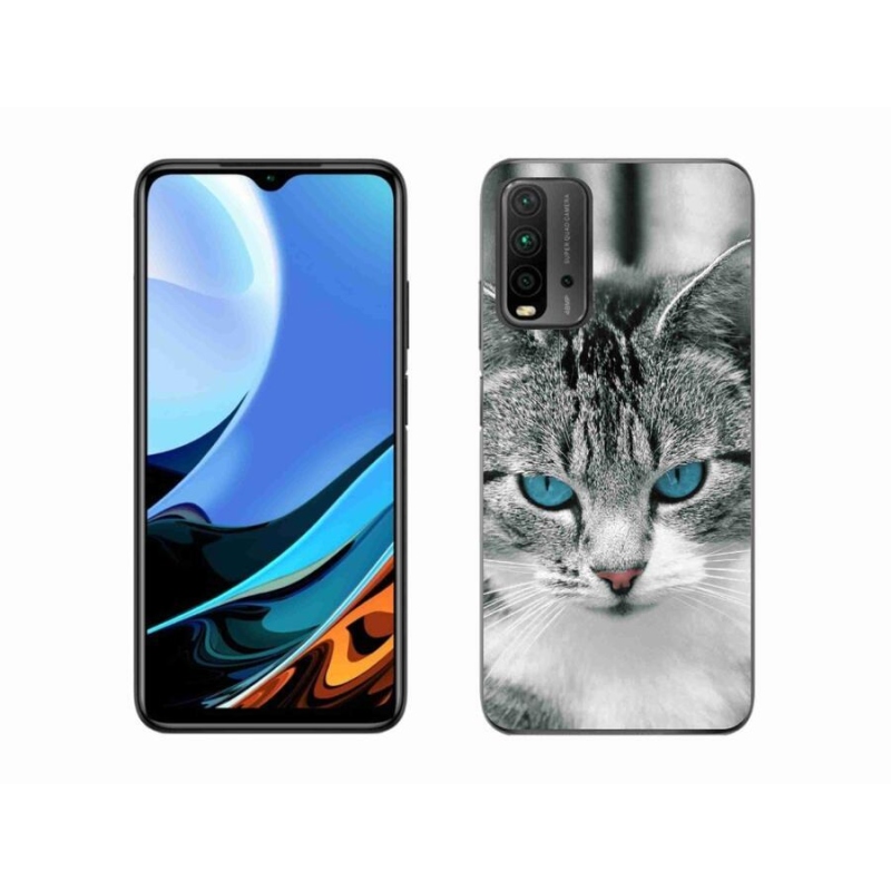 Gélový kryt mmCase na mobil Xiaomi Redmi 9T - mačacie pohľad 1