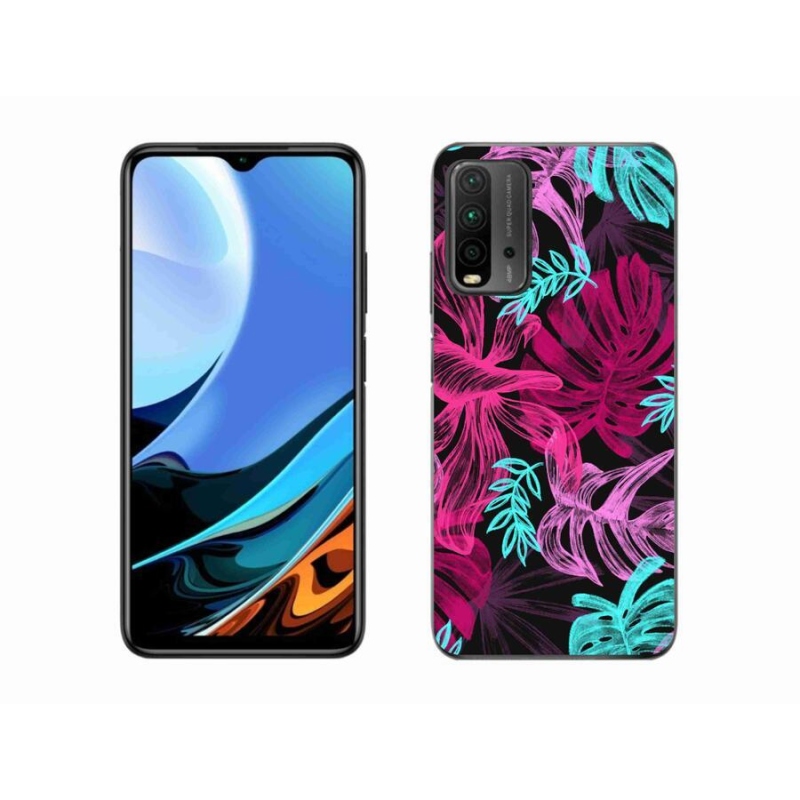 Gélový kryt mmCase na mobil Xiaomi Redmi 9T - kvety 1