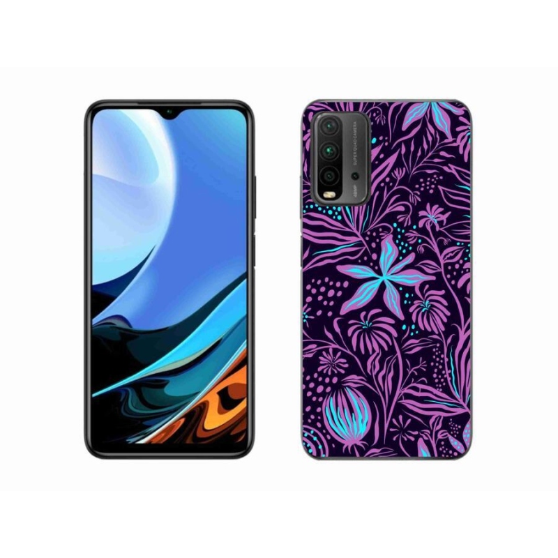 Gélový kryt mmCase na mobil Xiaomi Redmi 9T - kvety 2