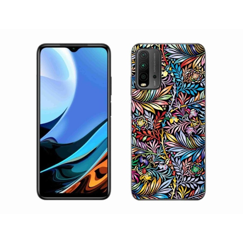 Gélový kryt mmCase na mobil Xiaomi Redmi 9T - kvety 5