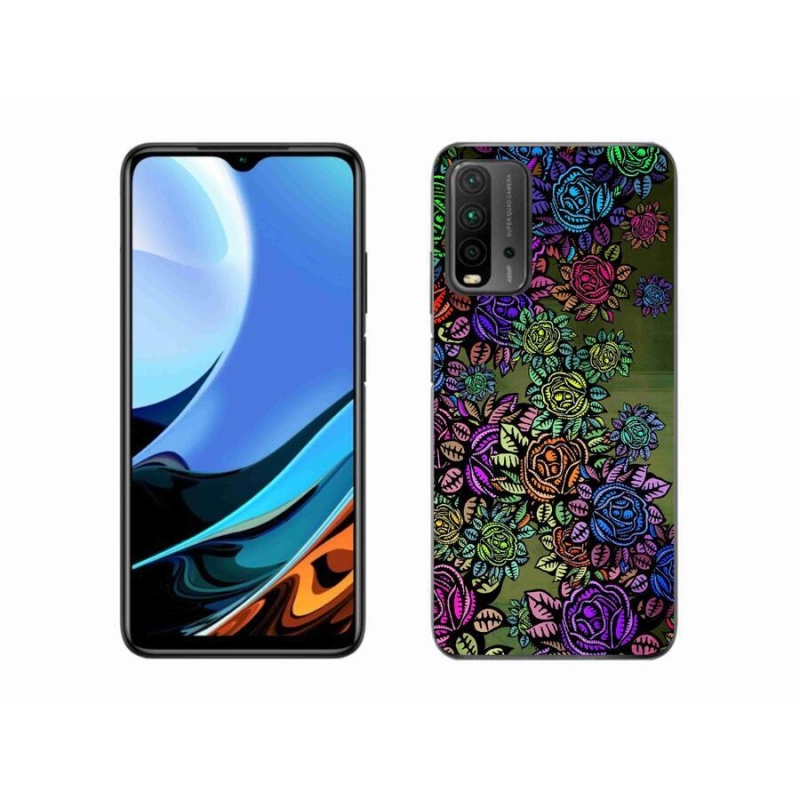 Gélový kryt mmCase na mobil Xiaomi Redmi 9T - kvety 6