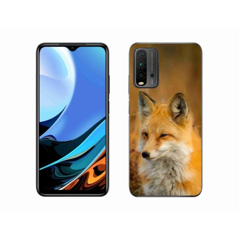 Gélový kryt mmCase na mobil Xiaomi Redmi 9T - líška