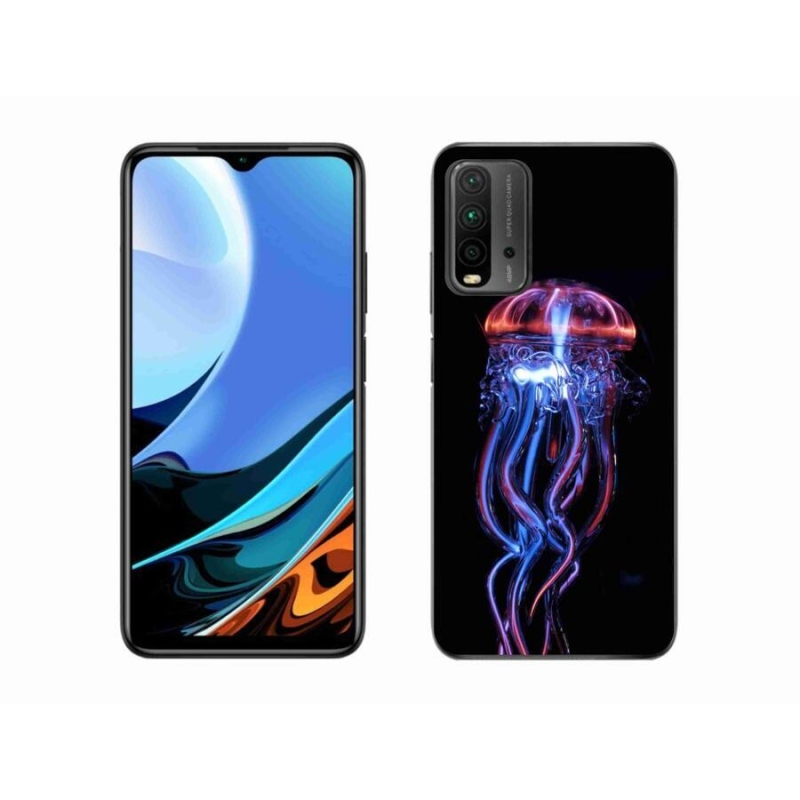 Gélový kryt mmCase na mobil Xiaomi Redmi 9T - medúza