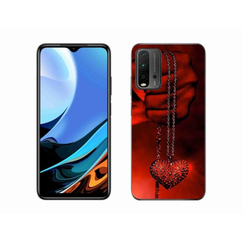 Gélový kryt mmCase na mobil Xiaomi Redmi 9T - náhrdelník